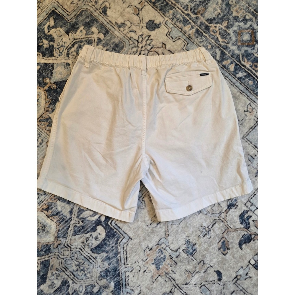 Chubbies Men's Small Originals Light Khaki Elastic Waist 7" Inseam Casual Shorts - Picture 4 of 4